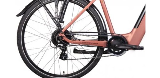 rower miejski elektryczny unibike optima 2024 koralowy 1